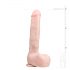 Easytoys - Grote Dildo met Zuignap en Ballen (29,5cm) - Naturel