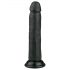 Easytoys - realistische dildo met zuignap (20,5cm) - zwart