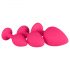 Easytoys Diamond - anaal plug set (pink)