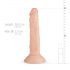 Real Fantasy Blane - levensechte dildo - 20cm (natuurlijk)