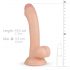 Real Fantasy Vince - dildo met balzak en voorhuid - 19,5 cm (natuurlijk)