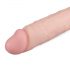 Real Fantasy Glynn - realistische dildo met balletjes - 25 cm (natuurlijk)