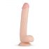 Echte Fantasie Elvin - levensechte dildo mét teelballen - 28cm (natuurlijk)