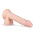 Real Fantasy Lewis - herlaadbare realistische vibrator - 22 cm (natuurlijk)