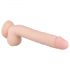 Real Fantasy Elvin - oplaadbare, levensechte vibrator - 28 cm (natuurlijk)