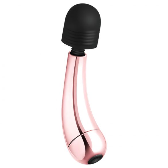 Mini Baguette Rosy Gold - vibrateur massant rechargeable (or rose)