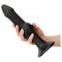 BUTTR Explosive Oorlogskoerskop - extreme anale dildo (zwart)