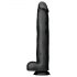 BUTTR Operatie Dingo - gigantische levensechte dildo - 43 cm (zwart)