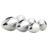 Gleaming Love - anaal plug set - zilver (3-delig)