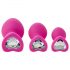 Flirts anale trainingskit - anale plug set (3 stuks) - roze