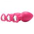 Flirts anale trainingskit - anale plug set (3 stuks) - roze