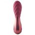 Dinky Jody F. Mini - oplaadbare, geribbelde mini vibrator (rood)