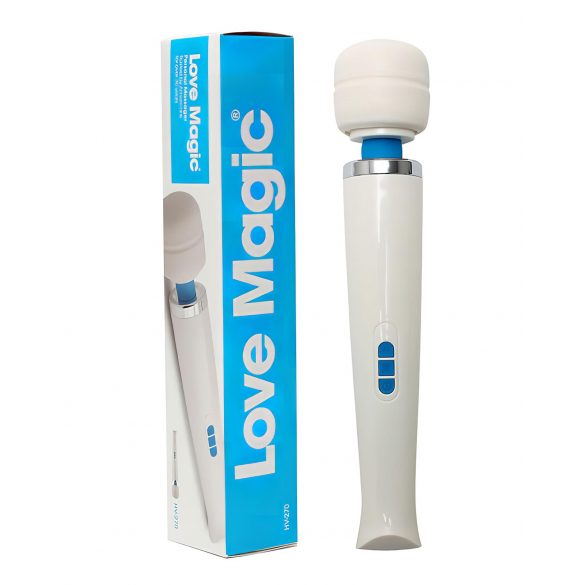 Liefde Toverstok - oplaadbare massager vibrator (wit)