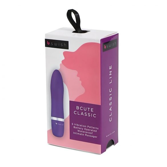 B SWISH Bcute Classic - waterdichte lipstick vibrator (paars)