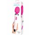 Bodywand Aqua Wand - waterdichte massagevibrator (wit-roze)