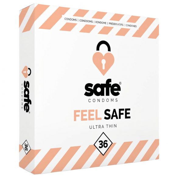 SAFE Feel Safe - préservatifs ultra-fins (36 pièces)