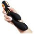 Nomi Tang - oplaadbare G-spot vibrator met clitorisstimulator (zwart)