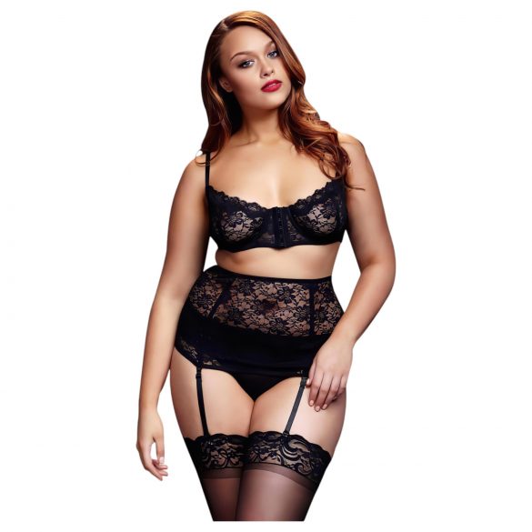 BACI Plus Size - kanten lingerieset - zwart (XL-XXL)