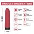 Magic Motion Awaken - slimme, oplaadbare mini staafvibrator (rood)