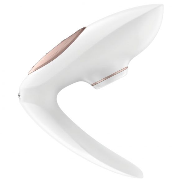 Satisfyer Pro 4 Couples - oplaadbare luchtdruk paar vibrator (wit)