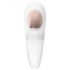 Satisfyer Pro 4 Couples - oplaadbare luchtdruk paar vibrator (wit)