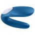 Satisfyer Double Whale - dubbele motor voor koppels vibrator (blauw)