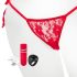 Screaming O Panty Set - vibrerende slip - rood (S-L)