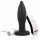 Screaming Plug - oplaadbare, draadloze anale vibrator (zwart)