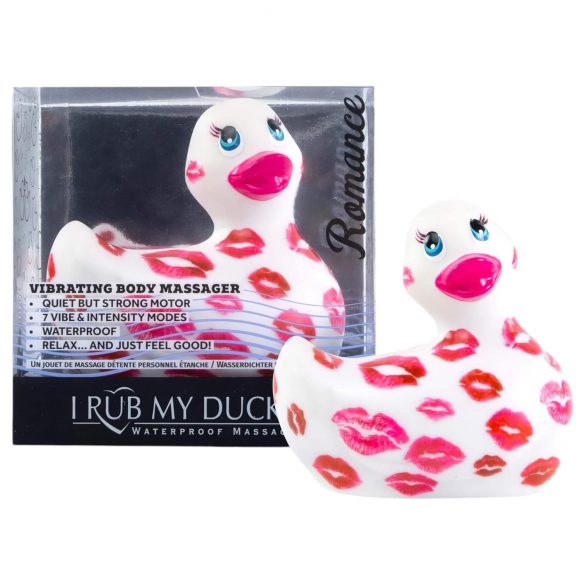 My Duckie Romance 2.0 - waterdichte clitorisstimulator (wit-roze)