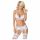 Obsessieve 810-SEG-2 - kanten lingerie set (wit) - L/XL