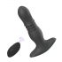 Aixiasia Roy - oplaadbare, draadloze stotende anale vibrator (zwart)