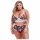 Baci Plus Size - bloemen kant bh-set, met hoge taille.