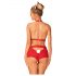 Obsessive Ms Reindy - dames rendier kostuumset (2-delig) - rood - M/L