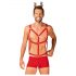 Obsessive Mr Reindy - heren rendier kostuum (3-delig) - rood - L/XL