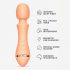 Vush Majesty 2 - oplaadbare, waterdichte massagevibrator (oranje)